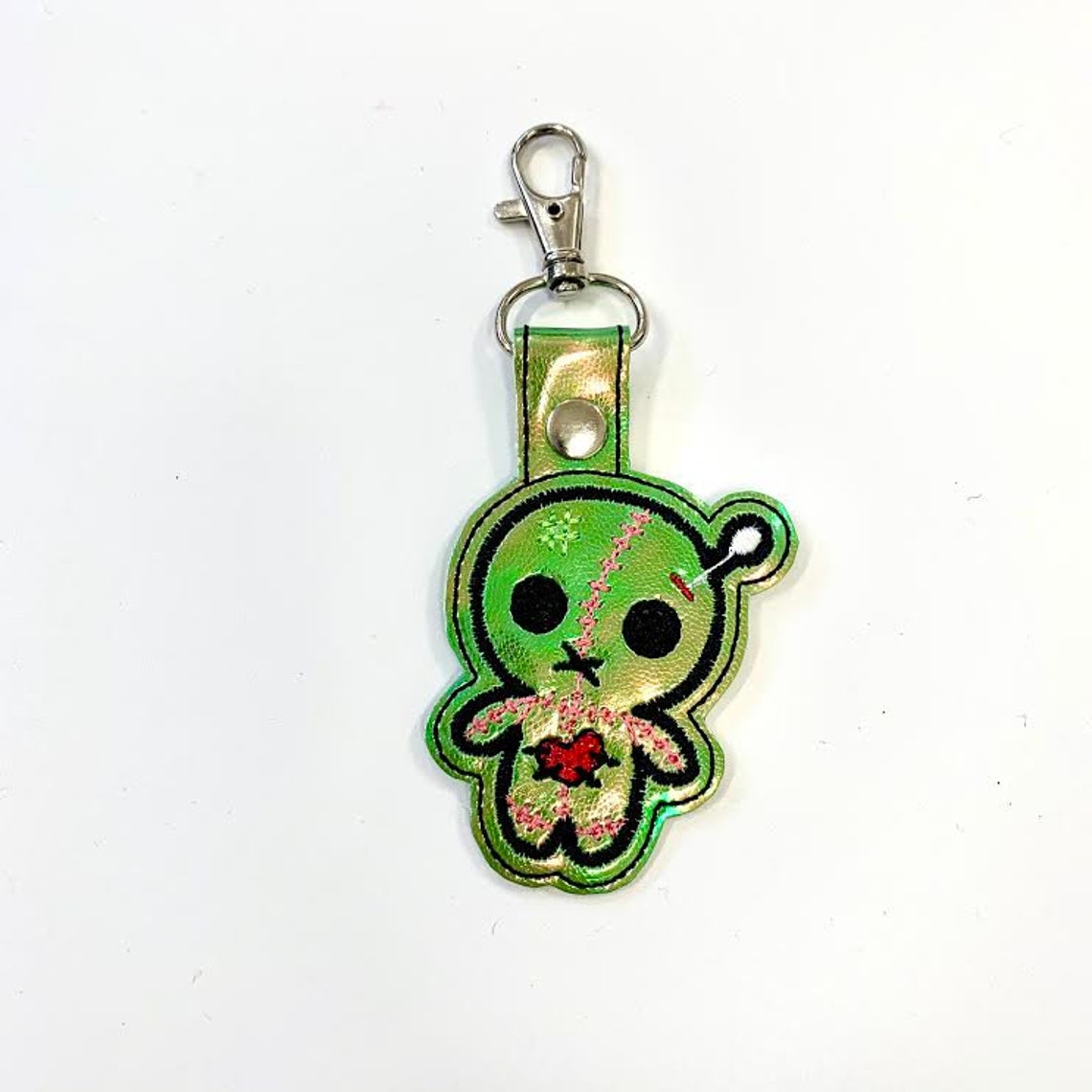 Mini Voodoo Doll Keychain Halloween Keychain Etsy