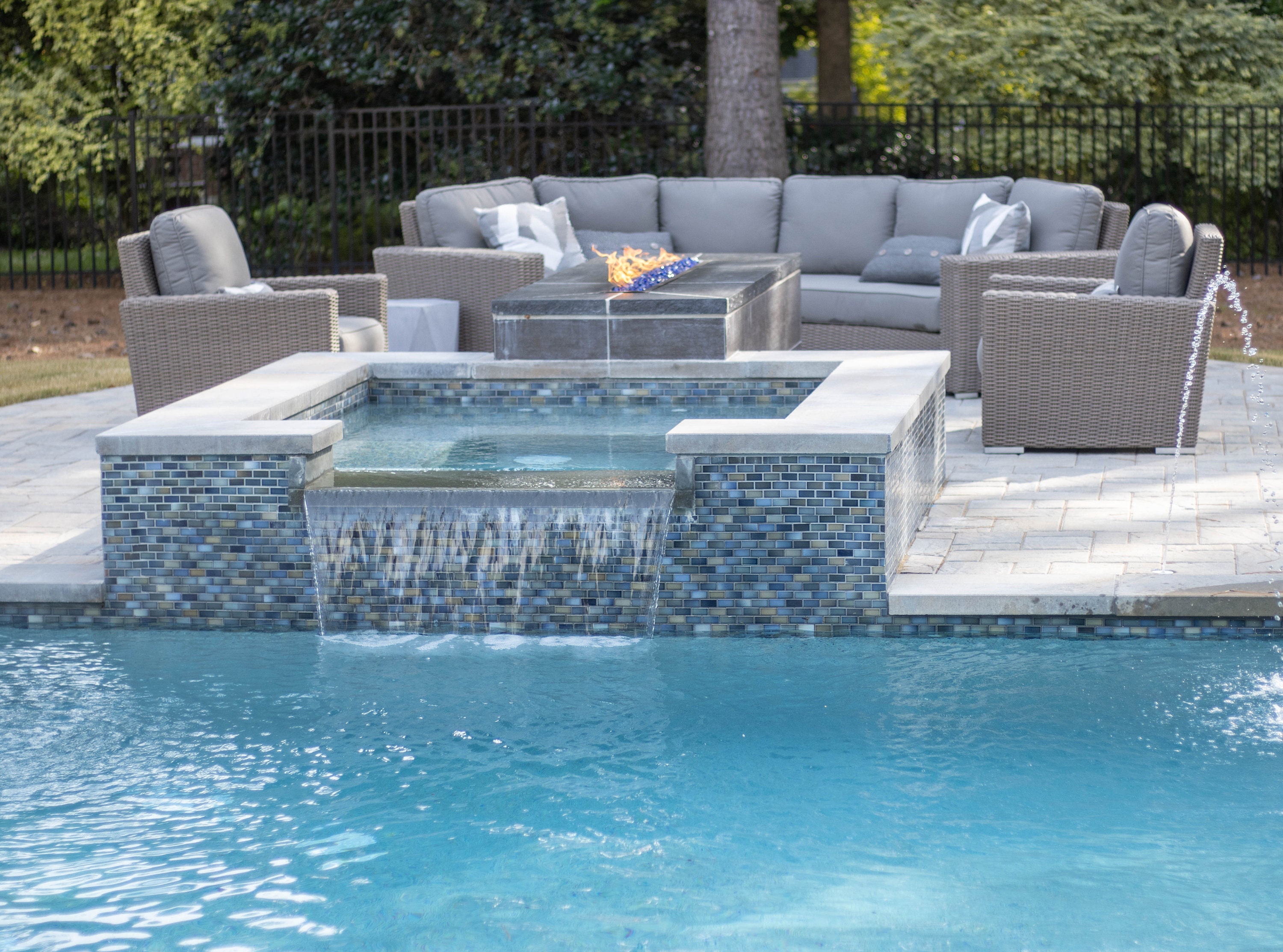 Backyard Pool and Landscape - Etsy
