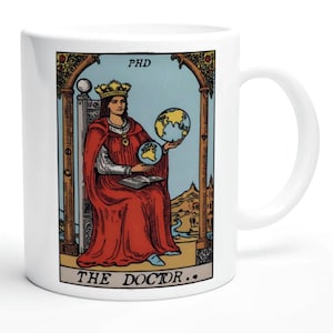 Mug PhD Card Tarot - Cadeau pour l'obtention du diplôme de doctorat