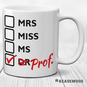 Professor Graduation Mug