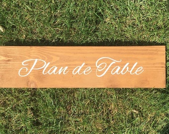 Pancarte Plan de Table - Mariage Champêtre, Bohème Chic