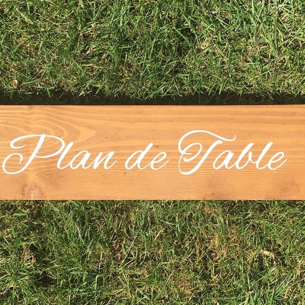 Table Plan Sign - Country Wedding, Boho Chic
