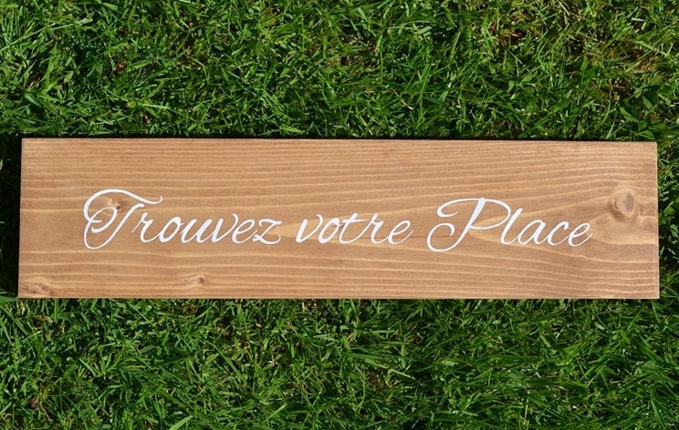 Pancarte Plan de Table Mariage - Trouvez Votre Place