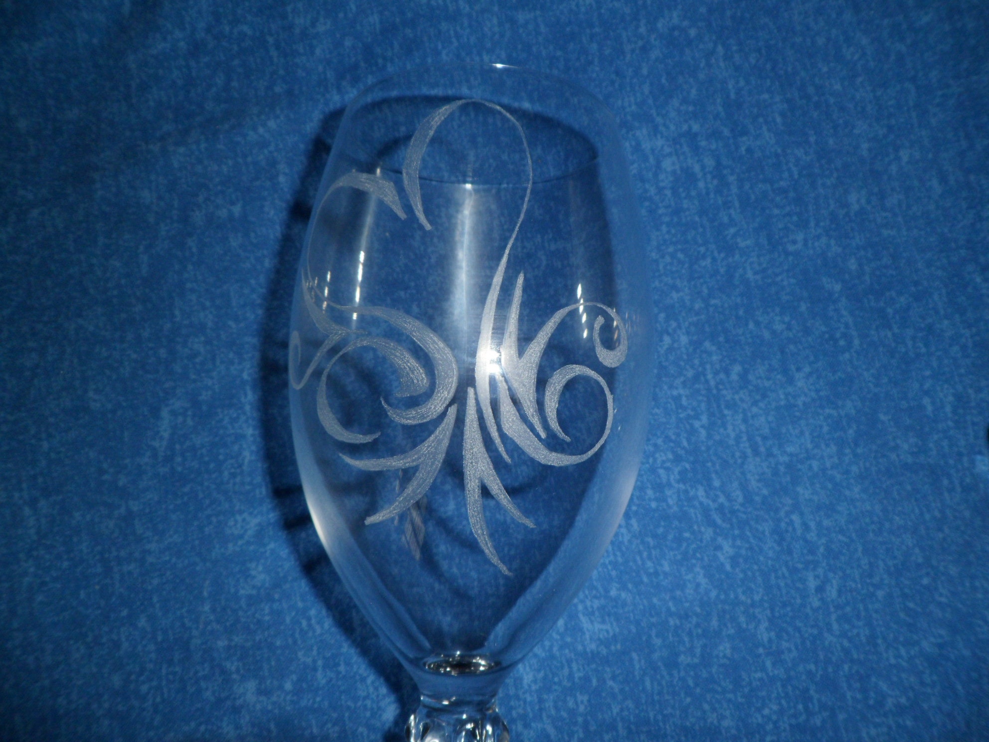 6 Verres à Vin Gravés Pour Mariage , Personnalisables