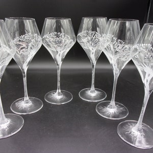 6 verres à vin motif arbre de vie, personnalisables image 1