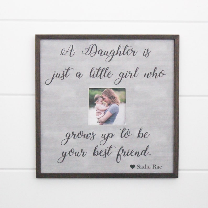 Mother Daughter Gift Frame Mom Picture From For 14x14