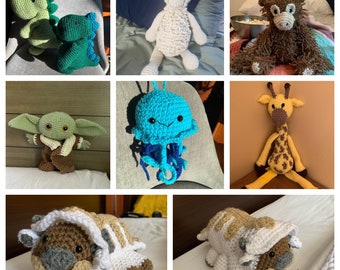 Crocheted Stuffed Animals!