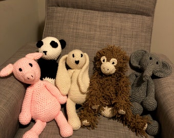 Crocheted Stuffed Animals