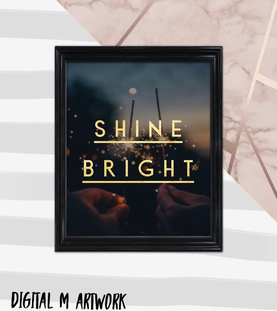 Shine Bright Dorm Door Sign College Dorm Decorations Dorm Etsy