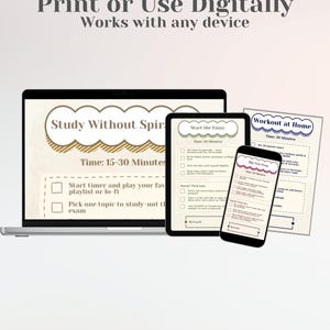 ADHD Task Breakdown Cards | Executive Dysfunction, Student Study Support (Digital Download) image 6