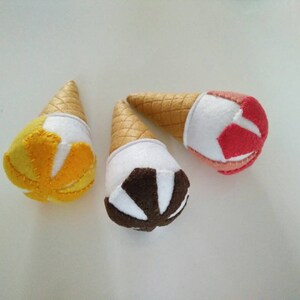 Felt ice cream cone flavor of your choice image 3