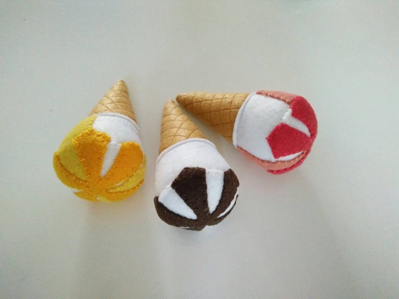 Felt ice cream cone flavor of your choice image 3