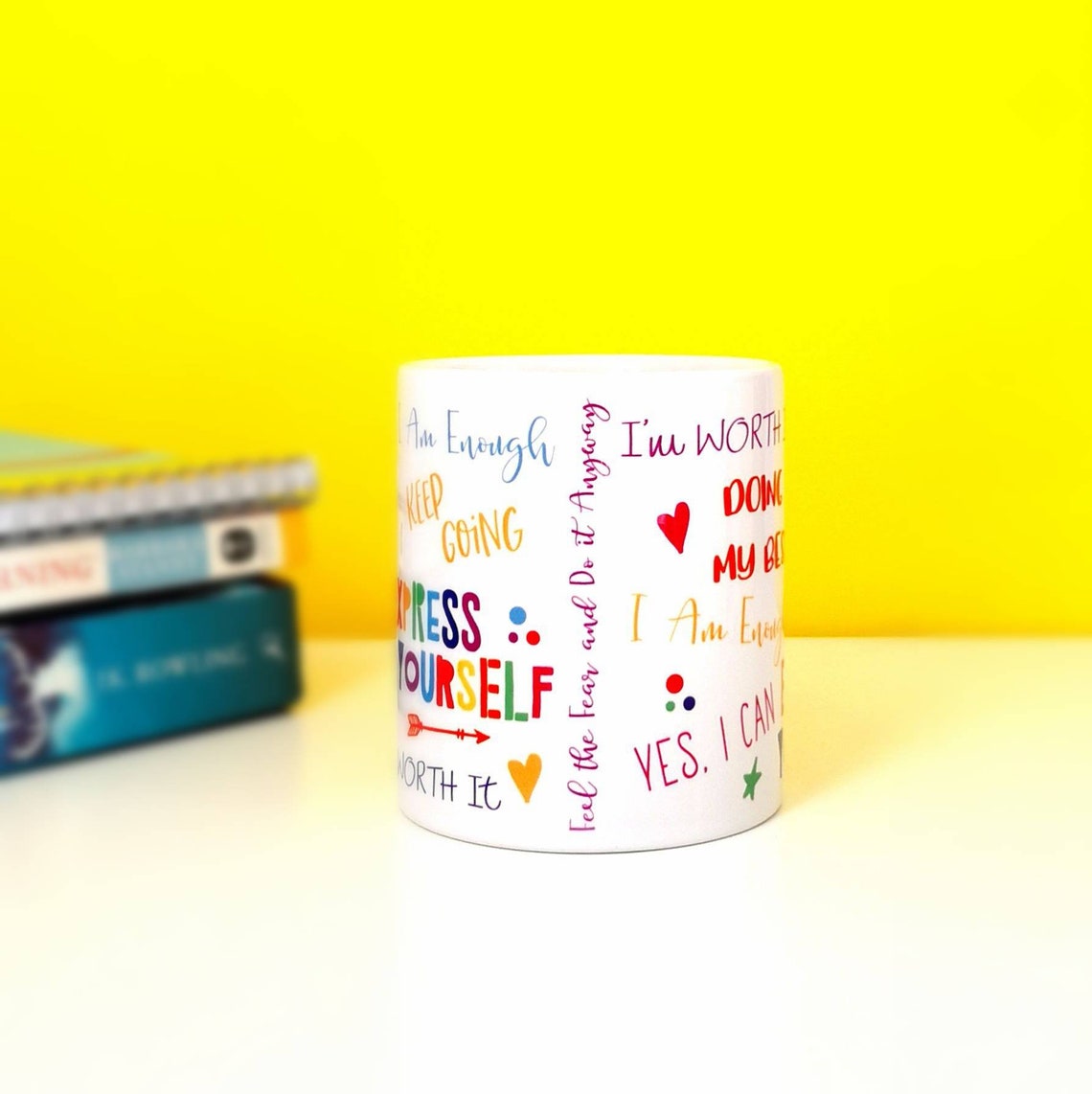 Elegant Sayings on a Mug