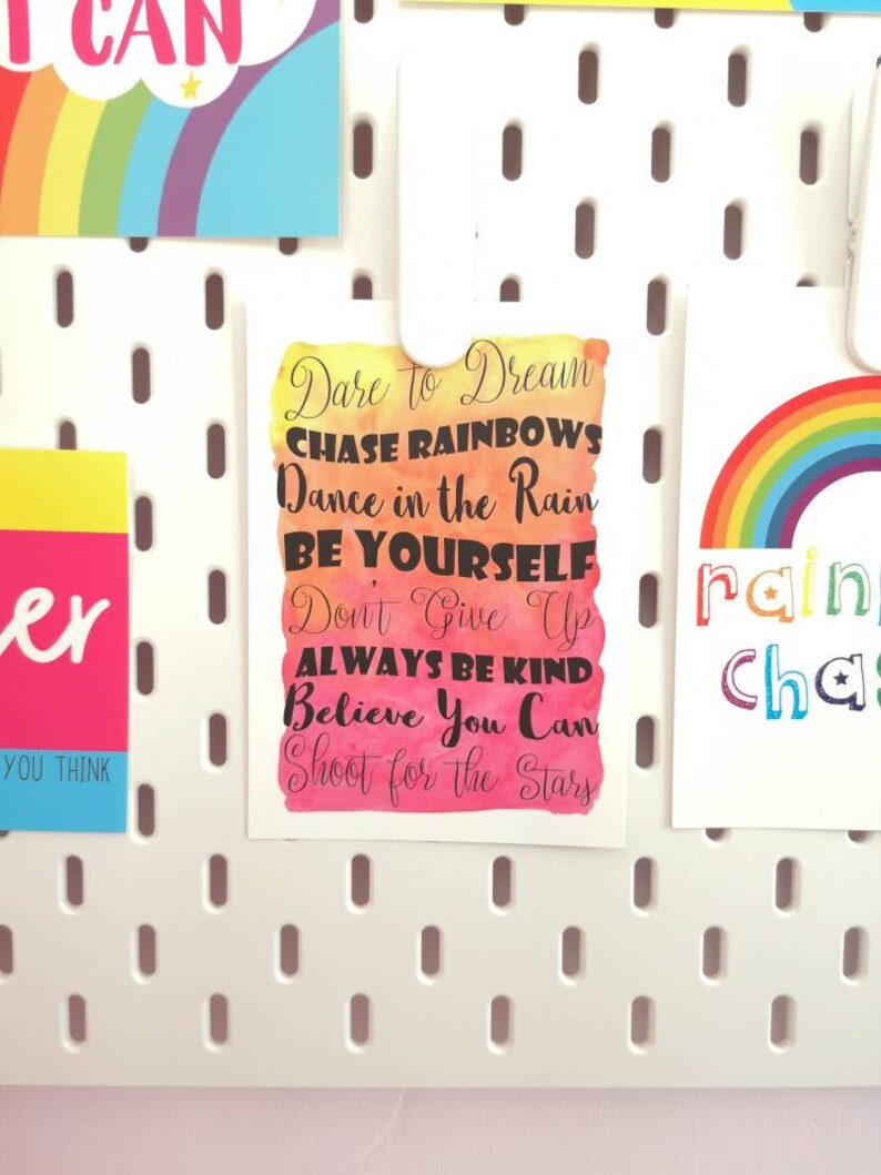 Snail Mail Postcard Print Inspirational Quotes