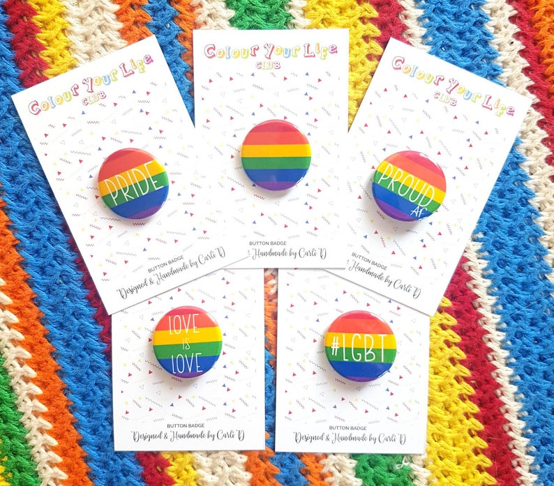 Image result for etsy pride badge