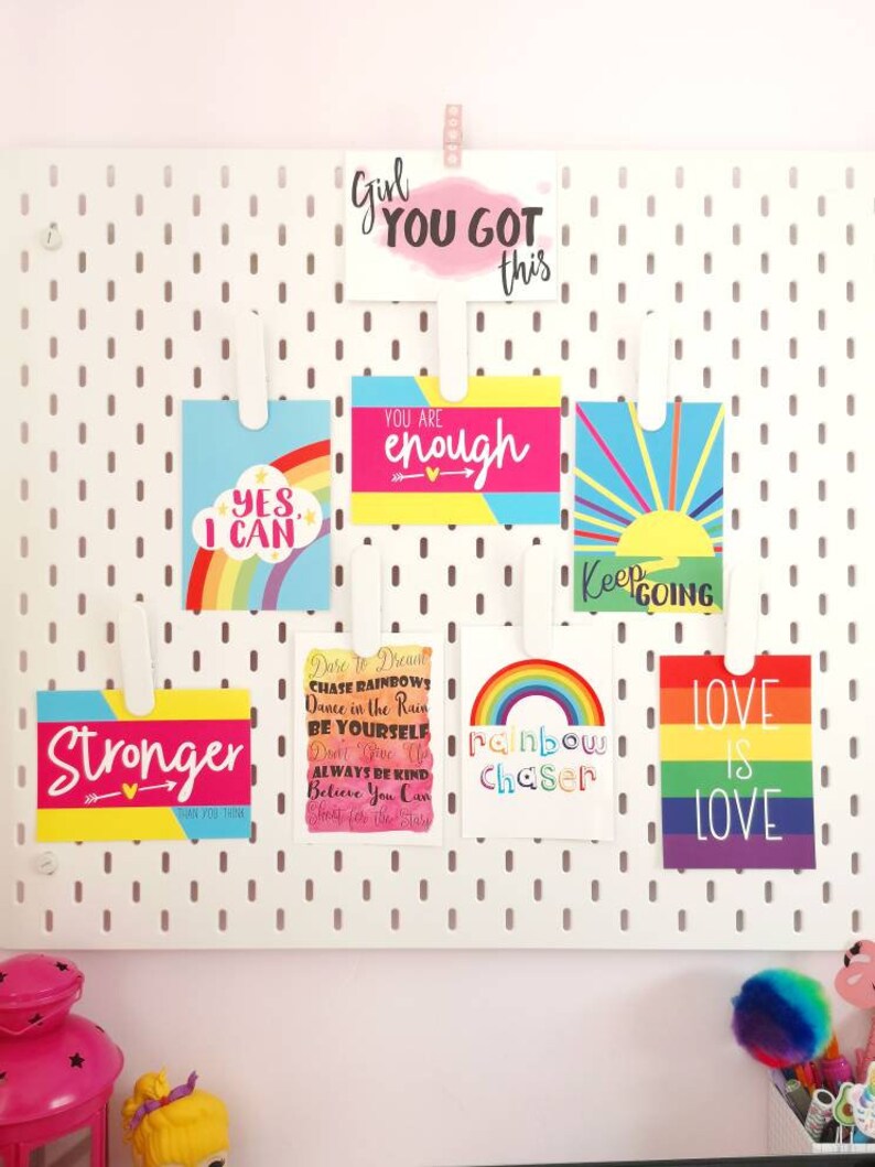 Snail Mail Postcard Print Inspirational Quotes