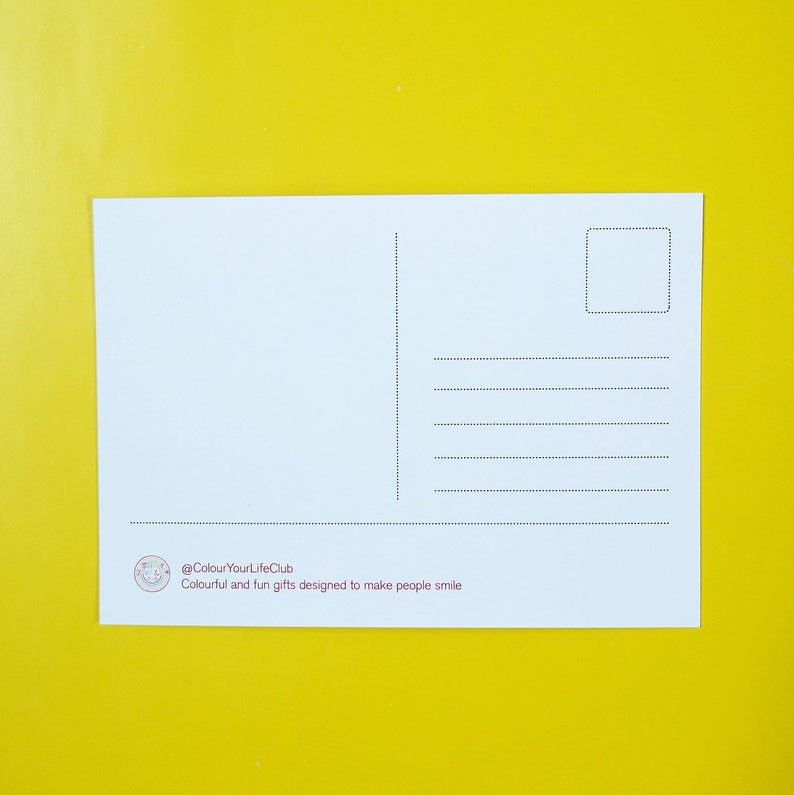 Snail Mail Postcard Print Inspirational Quotes
