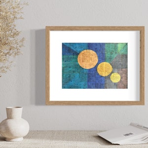 Arte de geometrias abstratas orgânicas