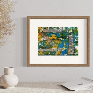 Coleção Mudanças Climáticas: Uma Exploração Visual da Transformação Global - arte abstrata em acrílico