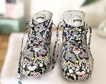 Rare Reebok Pump Omni Lite X Melody Ehsani Multicolor Polka-snake