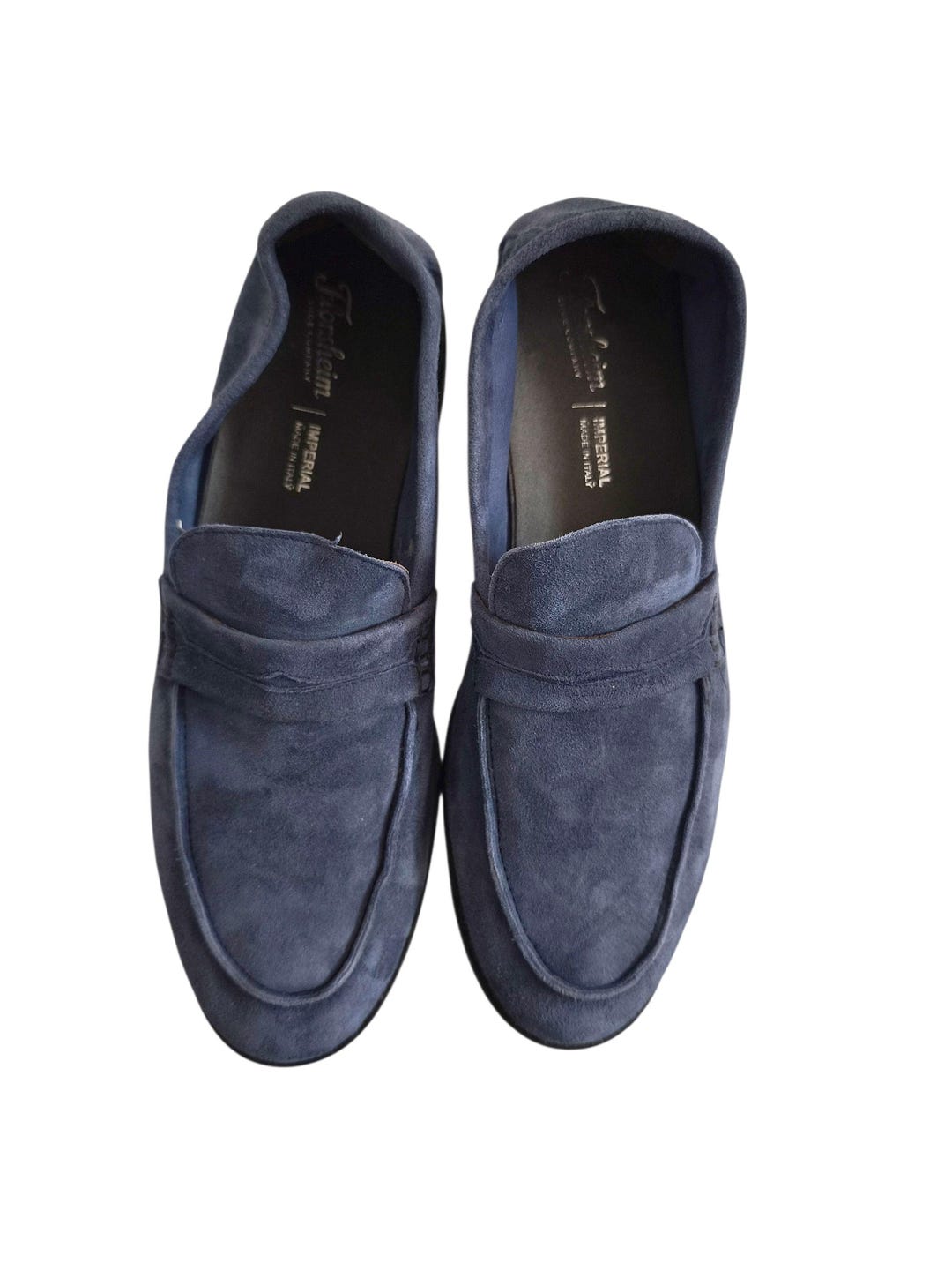 Florsheim Mens Rucci Penny Loafers US 7 M EU 40 Navy Blue Suede NIB Florsheim Loafer Blue Casual Shoes for Men for sale | eBay main image 2
