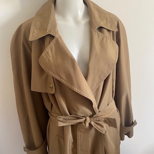 Vintage Trench Coat – Classic Retro Overcoat, Made in Slovenia, European Fashion, 70s Rare Long Coat by Mura, Yugoslavia