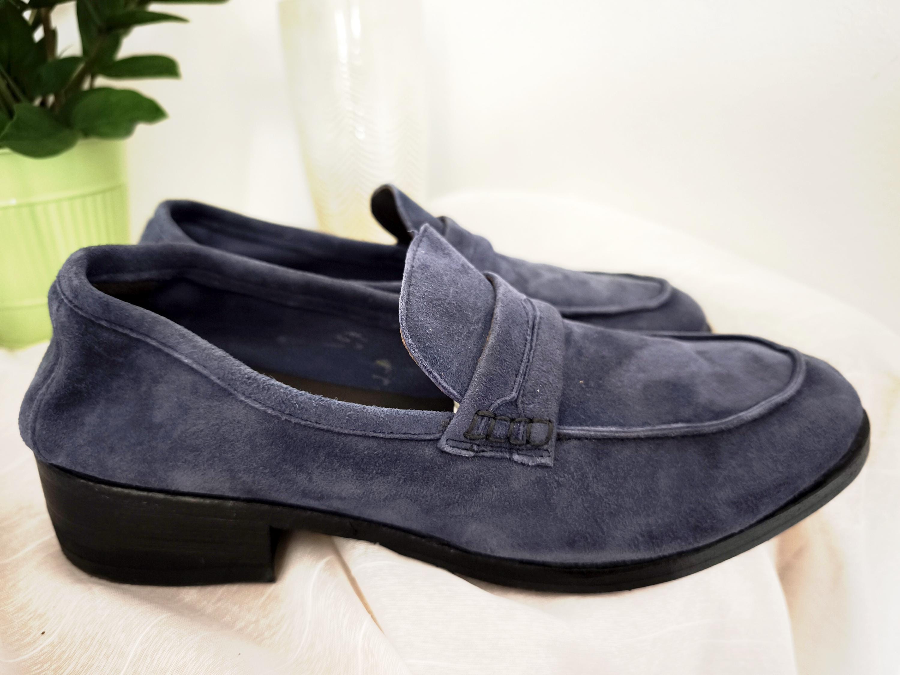 Florsheim Imperial Blue Suede Soft Leather Loafers 6 Florsheim Shoes | Versatile, comfortable, and stylish: our  main image 4