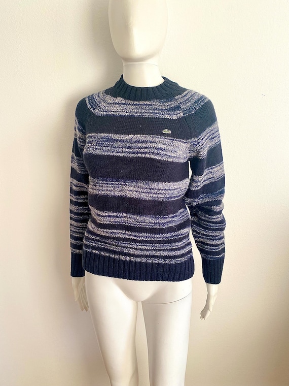Vintage Authentic Lacoste Knitted Pulover Vintage Chemise Lacoste Sweater Women Etsy Canada