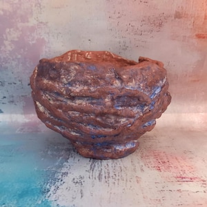 Vaso de cacto feito à mão