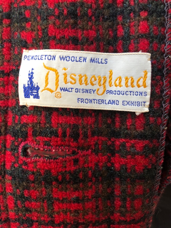 MED 50s Pendleton Disney Frontierland Wool Vintag… - image 3