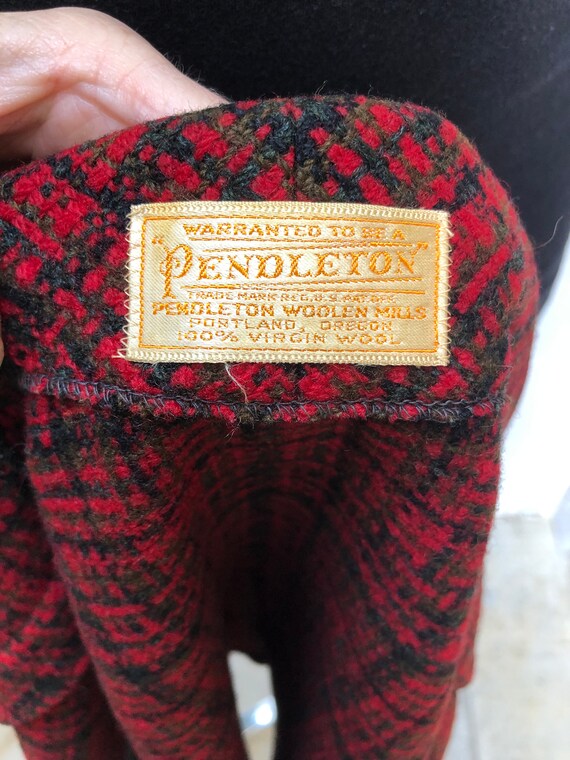 MED 50s Pendleton Disney Frontierland Wool Vintag… - image 4
