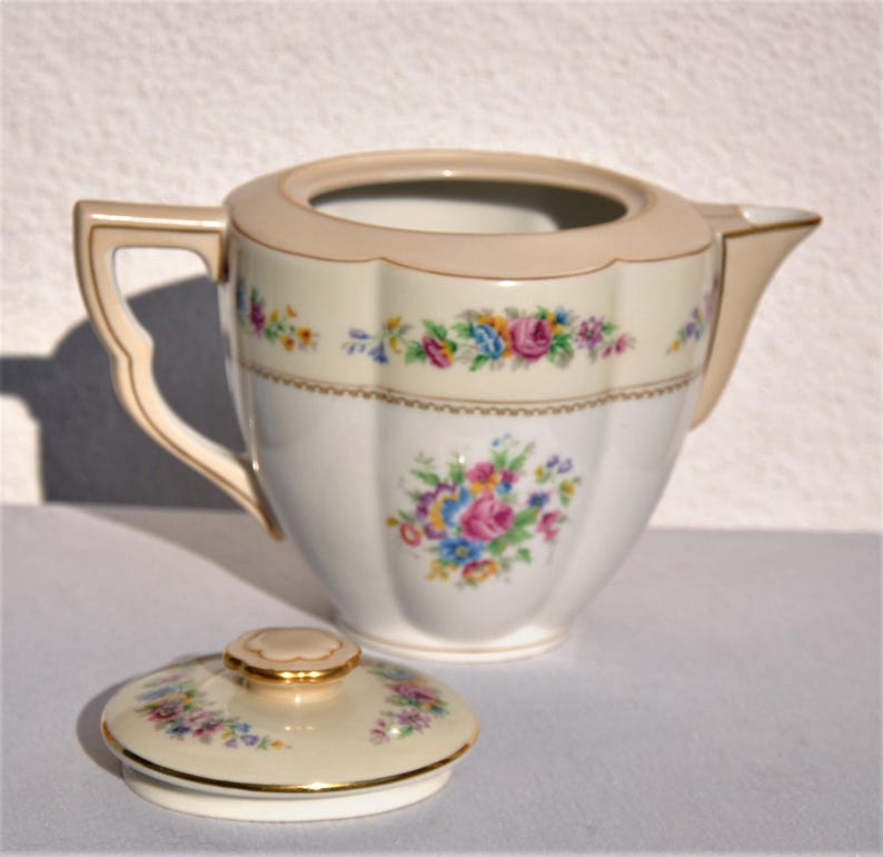 Limoges porcelain tea service Charles Ahrenfeldt