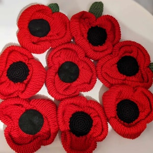 Großer Mohn für Rundstrickmaschine