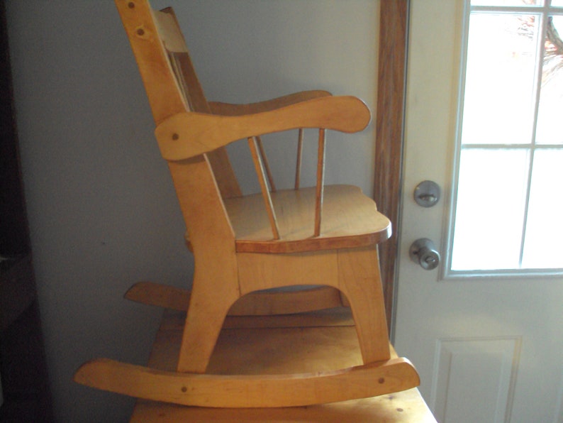 Child Rocking Chair Etsy