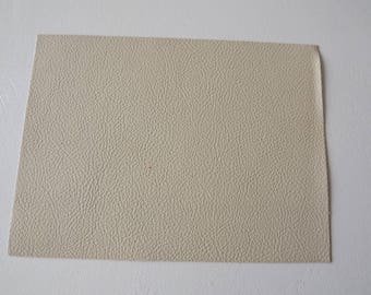 Leather Brown BEIGE landscape 20 x 15 cm