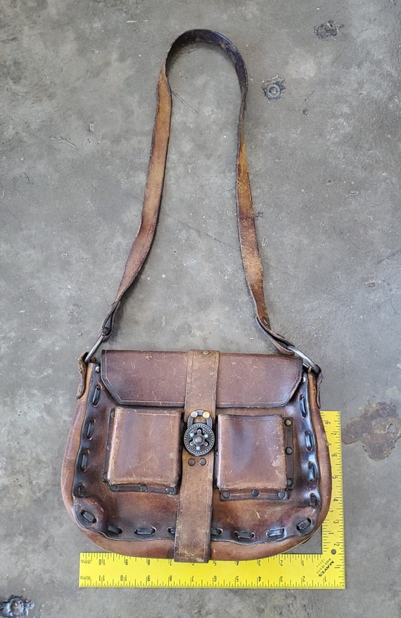 Vintage Leather Handmade Purse