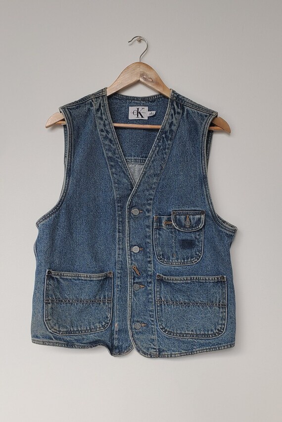 90's Calvin Klein Denim Vest