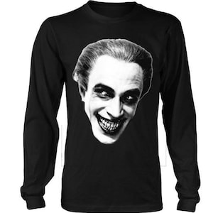 The Man Who Laughs Joker Men's Long Sleeve Shirt Black S-3XL