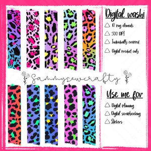 Premium Digital Washi Tape: High-Quality Designs for Creative Crafting