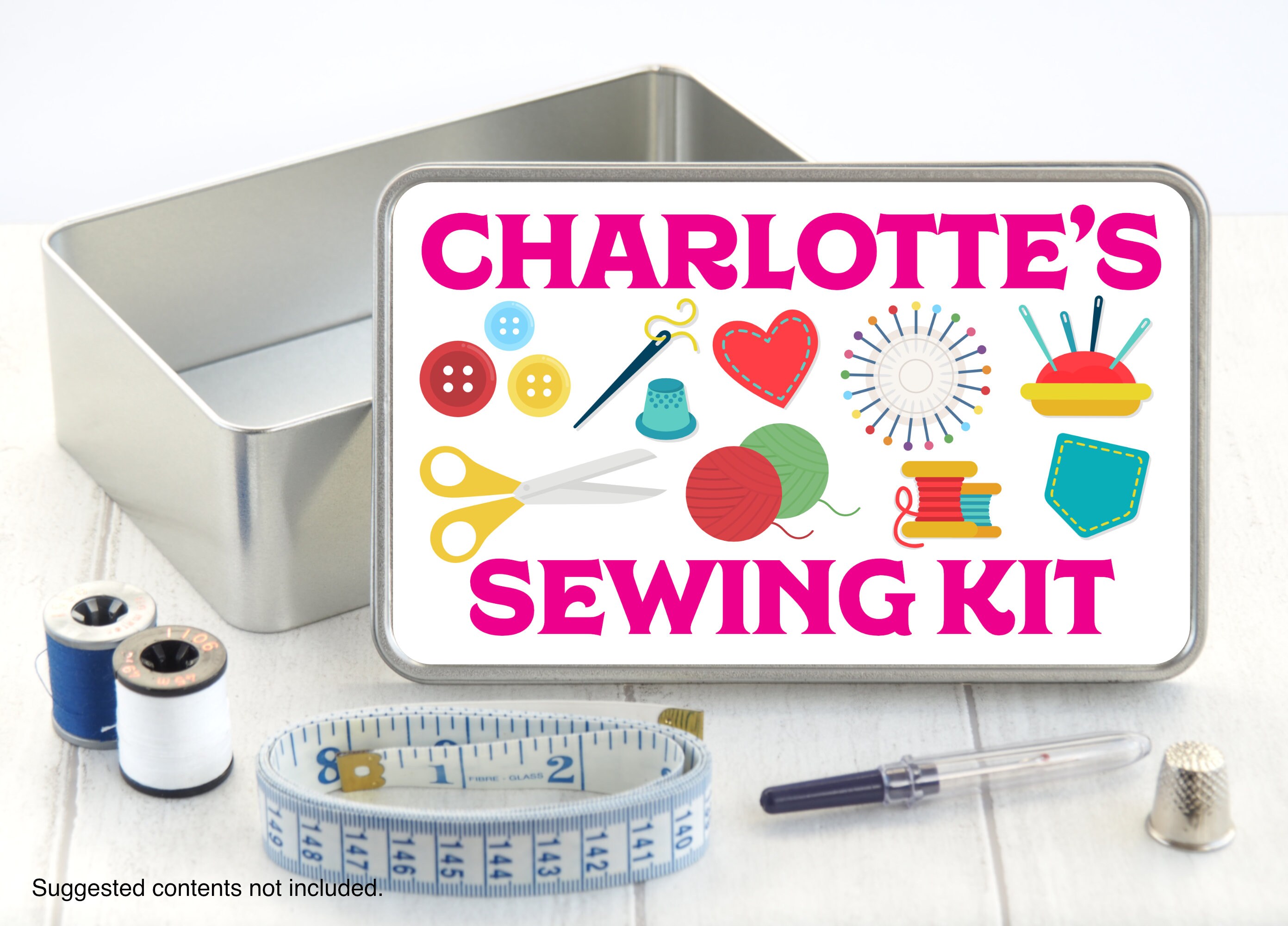 Personalised Sewing Tin Personalised Sewing Box Etsy UK