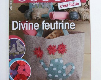 Journal, magazine sewing "Sewing is easy" Divine felt number 12 February 2015, couture creations.
