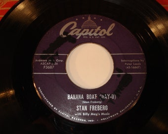 Stan Freberg 45 Record - Banana boat Song (Day-O) - 1957