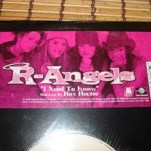 Factory Sealed 12&quot; Single - R-Angels - I Need To Know - 2000