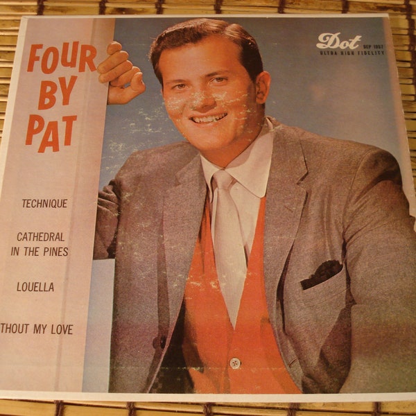 Pat Boone 45 EP - 4 By Pat - Picture Sleeve - 1957