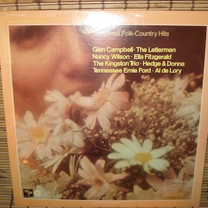Factory Sealed LP - The Great Folk-Country Hits - Compilation - Late 1960s