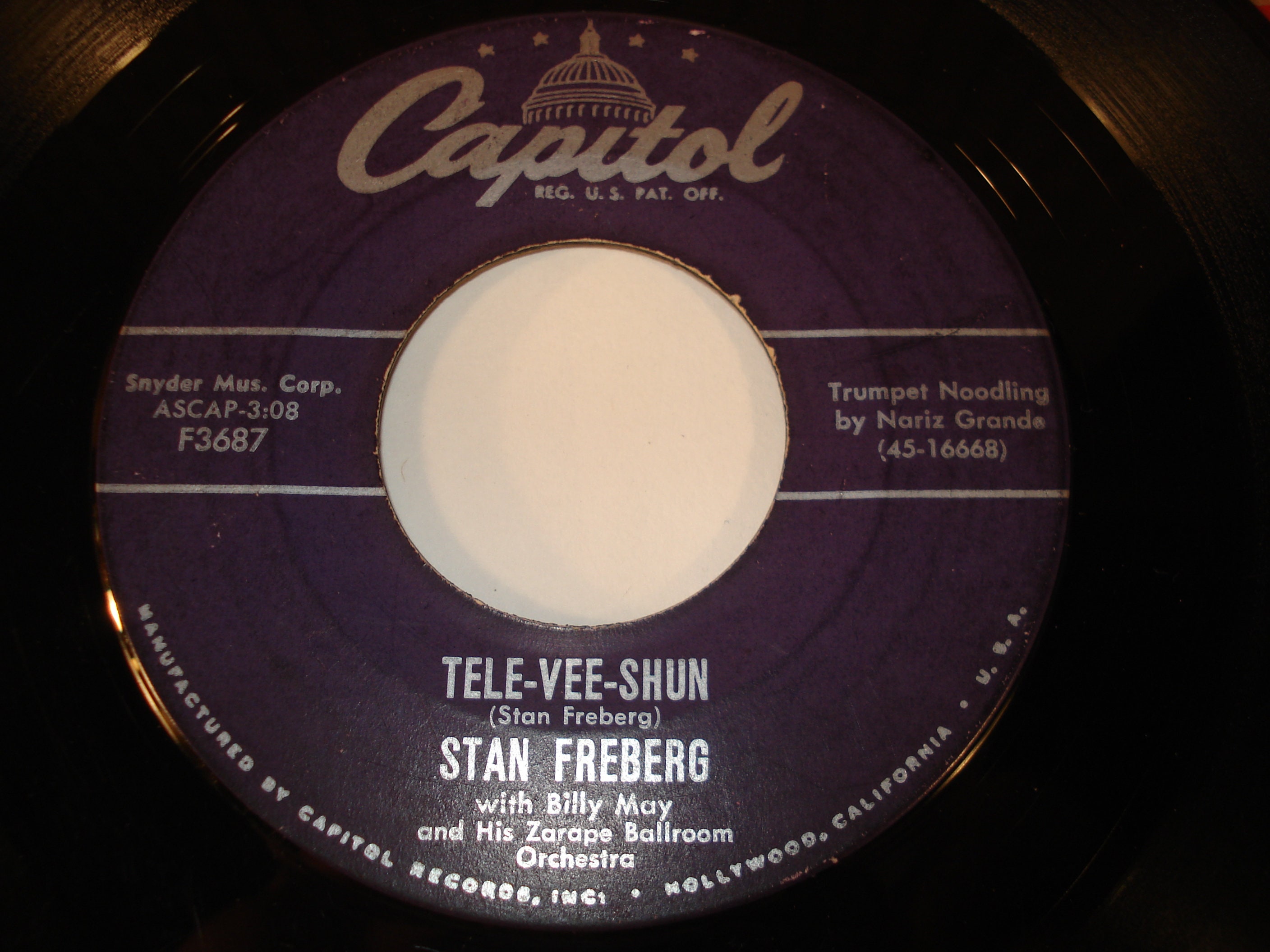 Stan Freberg 45 Record Banana Boat Song dayo 1957 Etsy