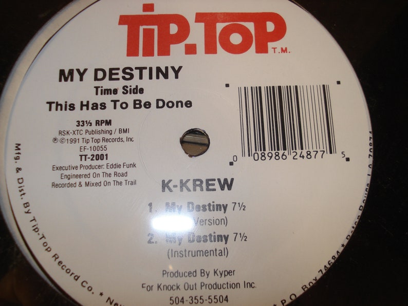 Sealed 12 Single K-Krew My Destiny 1991 image 1