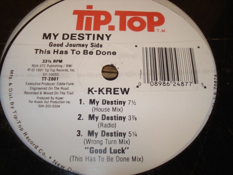 Sealed 12 Single K-Krew My Destiny 1991 image 2