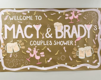Custom Shower Banner – 36x59” Personalized for Any Theme