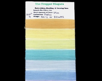 Recycled Cashmere Embroidery Yarn: Pastel Colors, Lace Weight